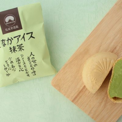 もなかアイス　抹茶の画像